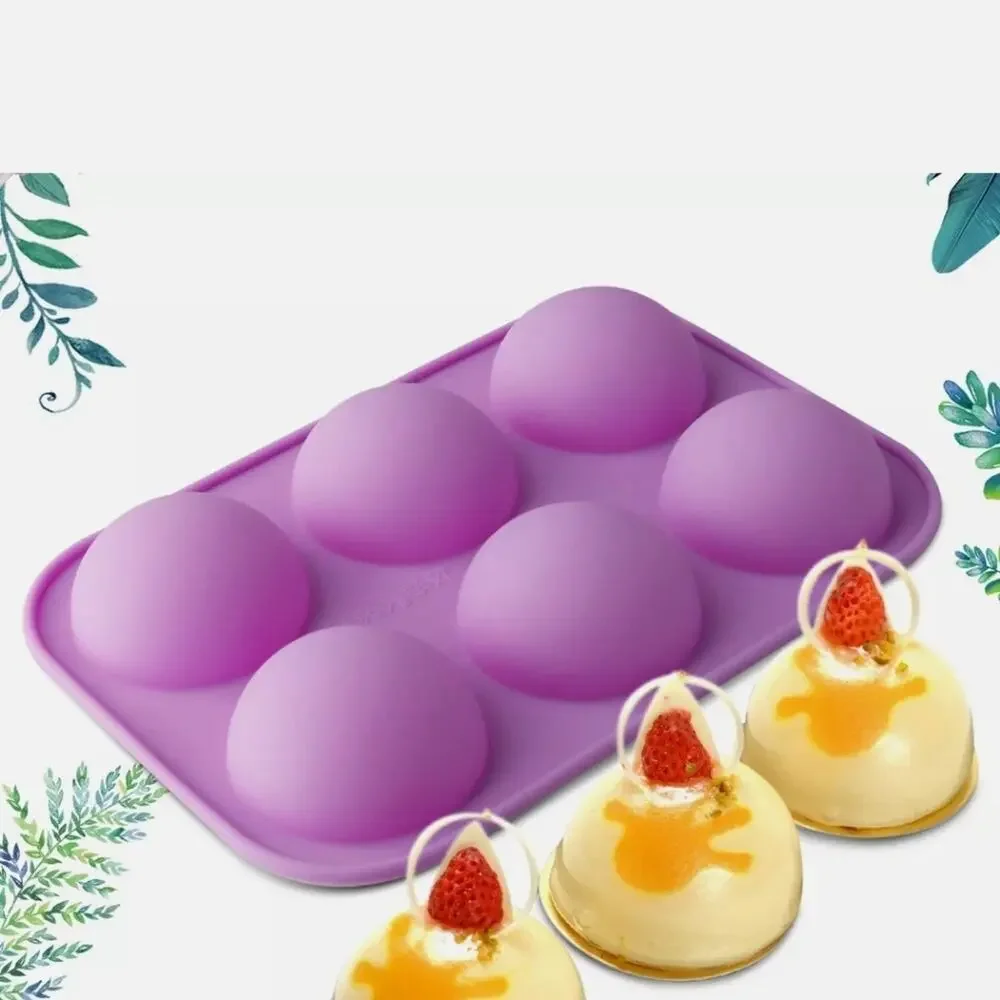 Hot Cocoa Bomb Molds Sphere Baking Molds Hot Chocolate Bomb Molds Silicone Ball